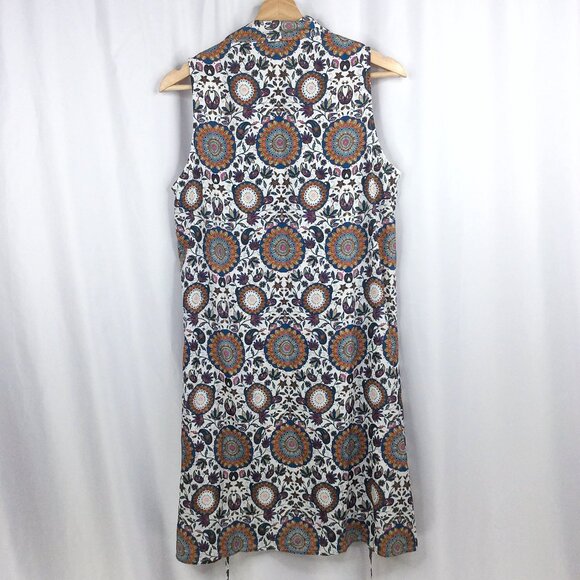 19 Cooper Dress Womens Size Large Sleeveless V-Neck Lightweight Medallion Print - Picture 2 of 7